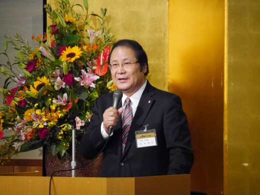 松永会長・理事長が総会の冒頭に挨拶を述べた