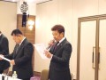 ＪＵ近畿青年部の坂下清和代表幹事が中古自動車販売事業者憲章を唱和した