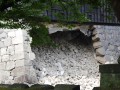 石垣の崩落など、熊本城には自身の爪痕が多数残る