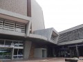 熊本城事務所は市民会館ホールに仮設事務所を設置