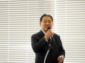 島田社長は新年の挨拶とともに、広島会場１０周年の謝辞を述べた