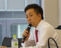 行動基準・措置概要を説明する立花雄樹倫理委員会委員長