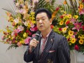 地元業界を代表してＪＵ宮崎の黒木理事長が祝辞を述べた