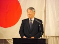 長崎整振の川上清記会長が来賓を代表して祝辞を述べた
