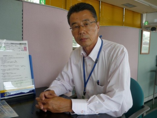 抱負を語る水谷敏彦副部長