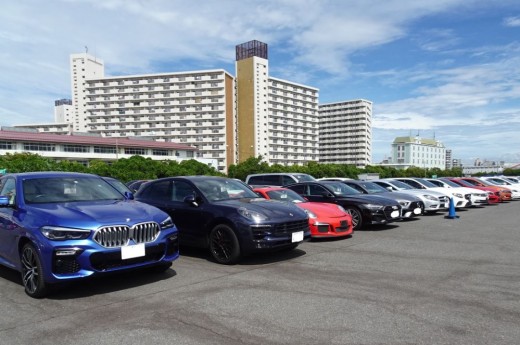 良質の輸入車が並ぶZIP東京会場