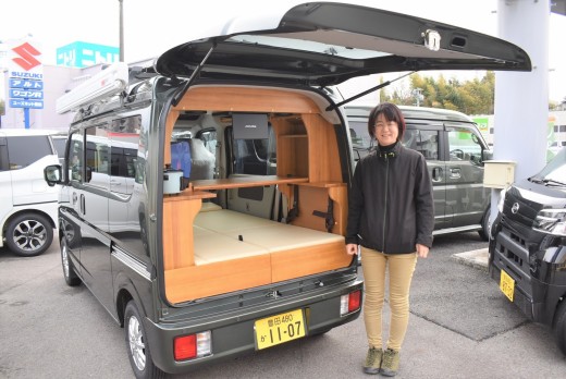 ルート　地元の木材を使用したキットが特徴