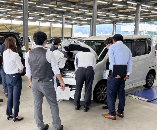 実車を使った研修