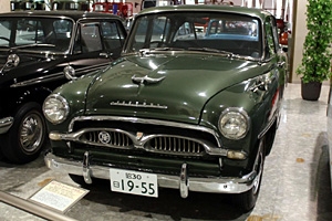 日本自動車博物館の展示車両（トヨタの広場エリア）初代トヨペットクラウン　昭和３０年(1955～62)RSD型