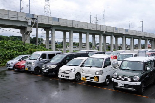 ＪＵ長崎ＡＡの出品車ヤード