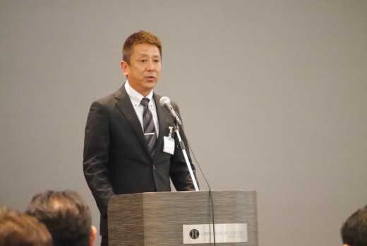 ＪＵ佐賀の田中新二会長が閉会の辞を述べた