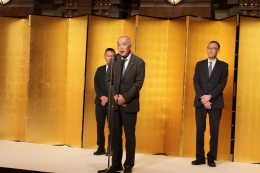 新理事に就任した奥村悦二氏