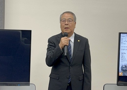 祝辞を述べる伊藤会長・理事長