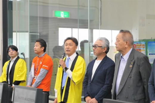 大和理事長があいさつを述べた