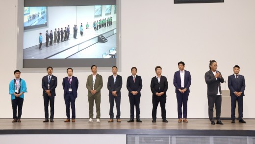 県外から多くの青年部員が応援に駆け付ける