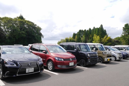 出品ヤードには良質車が多く並んだ
