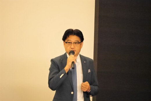 オリコの笹島執行役員があいさつを述べた