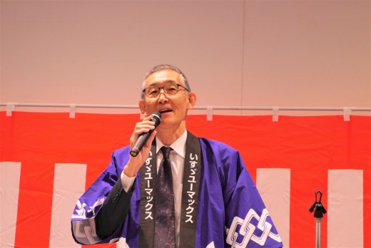 羽田社長が心からの感謝の気持ちを述べた