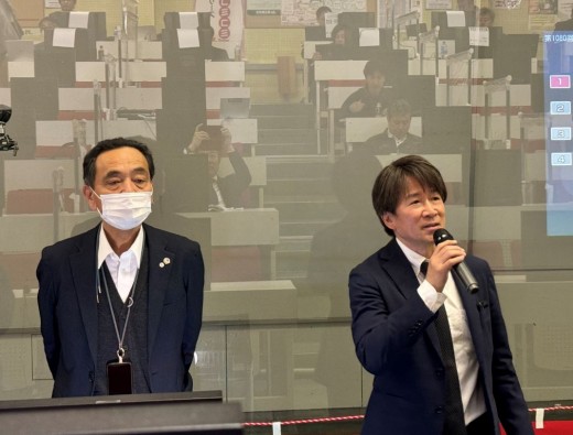 原口常務取締役があいさつ