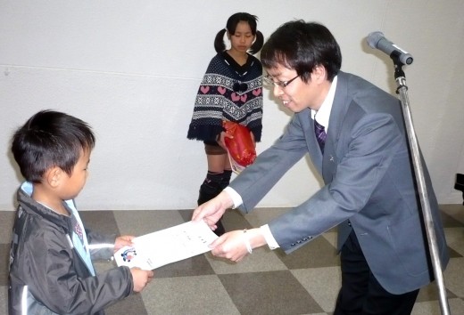 ３代目ちびっ子会場長の任命式
