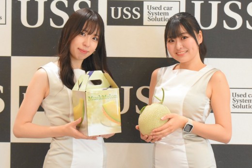取引１台賞で「渥美マスクメロン」を進呈