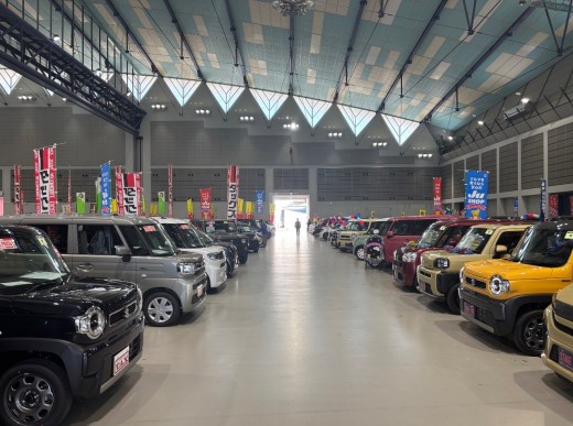 オープン前のフェア会場