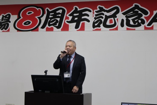 安田社長のあいさつ