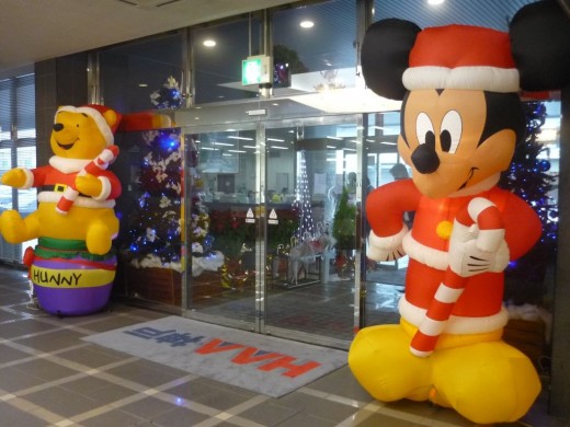 クリスマス気分を盛り上げるオブジェ