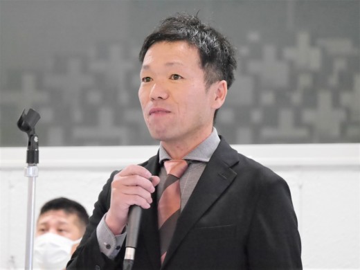 ＪＵ佐賀の大宅流通委員長があいさつを述べた