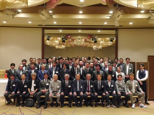 前夜祭出席者全員で記念撮影
