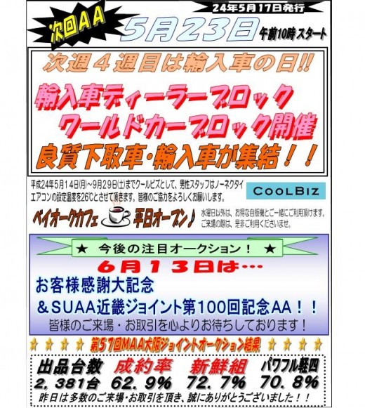 ６月５日には、会場正面にＣＶＳがオープンする