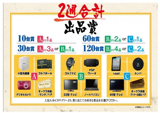 大口出品賞の詳細チラシ