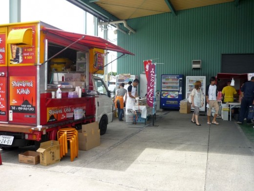 昨年の移動屋台の模様