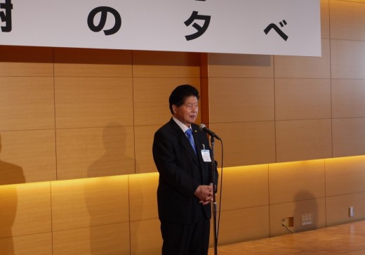 ＪＵ中販連の小川逸樹最高顧問の挨拶