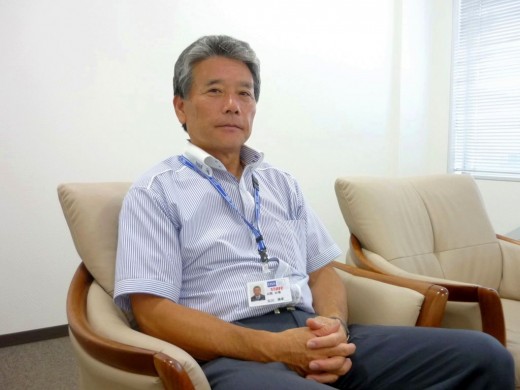 抱負を語る女川博孝会場長