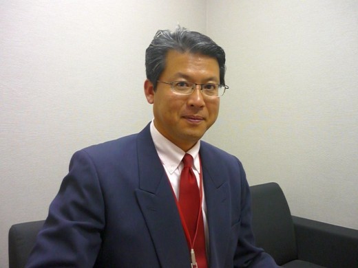 抱負を語る大塚会場長