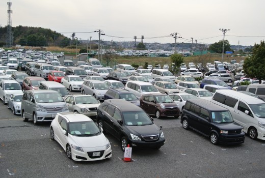 良質車が多数並ぶアップルコーナーの出品車