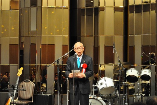 来賓挨拶でＪＵ中販連／澤田稔会長