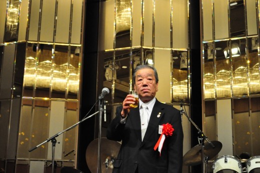 ＪＵ福井松本富男会長の乾杯