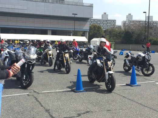 会場近くの敷地内ではニューモデルを体感できる試乗会も開催