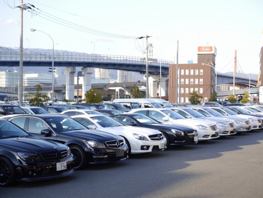 メルセデス・ベンツの出品台数も全国屈指