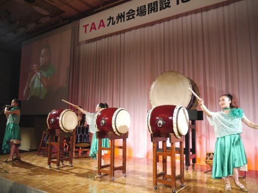 和太鼓と笛による余興も