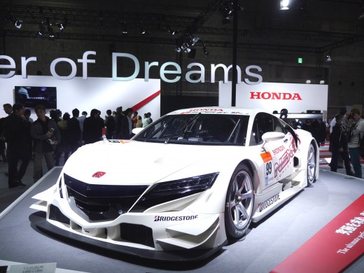 ホンダ「ＮＳＸ」のＧＴカーも展示