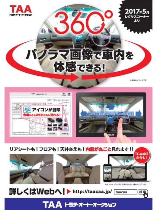 「３６０°パノラマ内装画像」ポスター