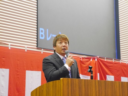 ＪＵ中四国青年部の請川代表幹事が挨拶