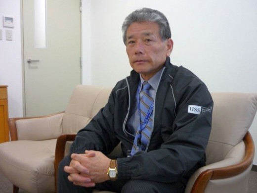 抱負を語る女川会場長
