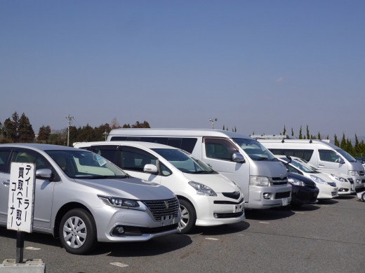 県内からディーラー出品車が多数集まる