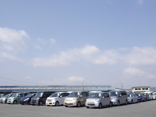 出品ヤードには多くの良質車