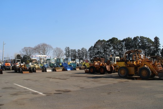 栃木県小山市のアライ建機会場