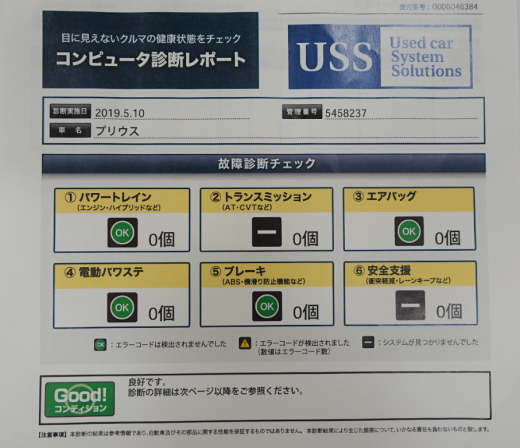 OBD診断レポート